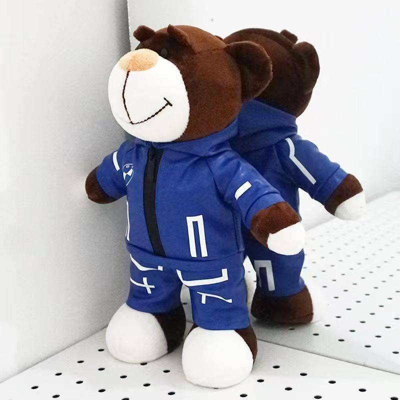 Blue leather bear